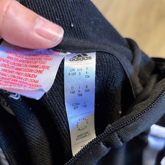 Adidas Black and White Pullover with Logo - Picture 3 of 3